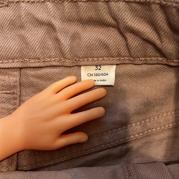 ASOS Asymmetrical Tan Denim Mini Skirt - Picture 15 of 16